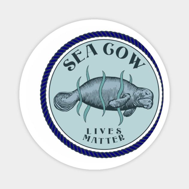 The Sea Cow Magnet by JRC SHOP